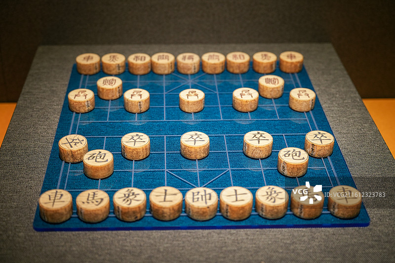 南京博物院馆藏明代象牙象棋：穿越时空的文化瑰宝图片素材