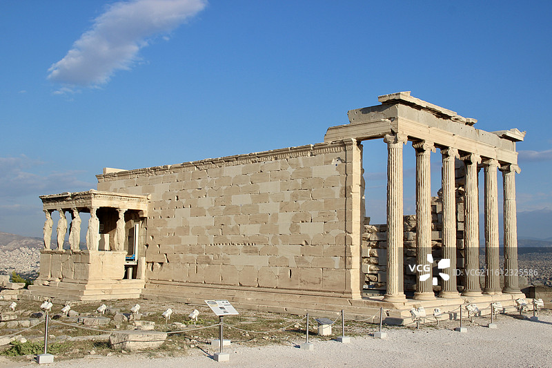 希腊雅典卫城帕特农神庙图片素材