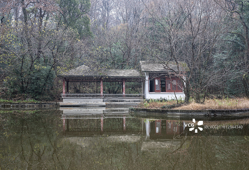 南京紫霞湖公园图片素材