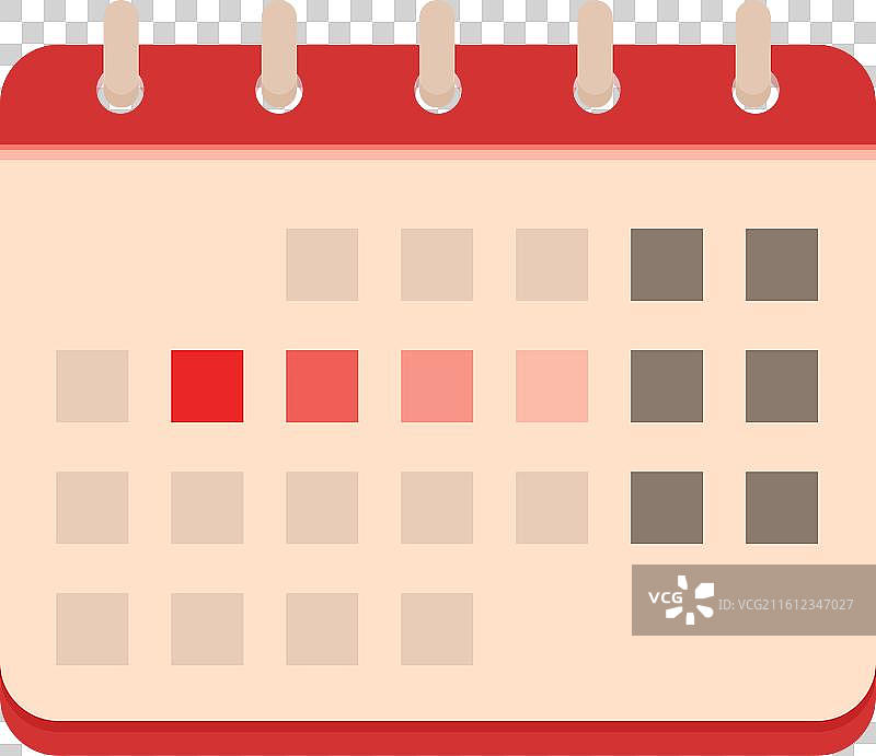 日历显示重要的约会日期图片素材