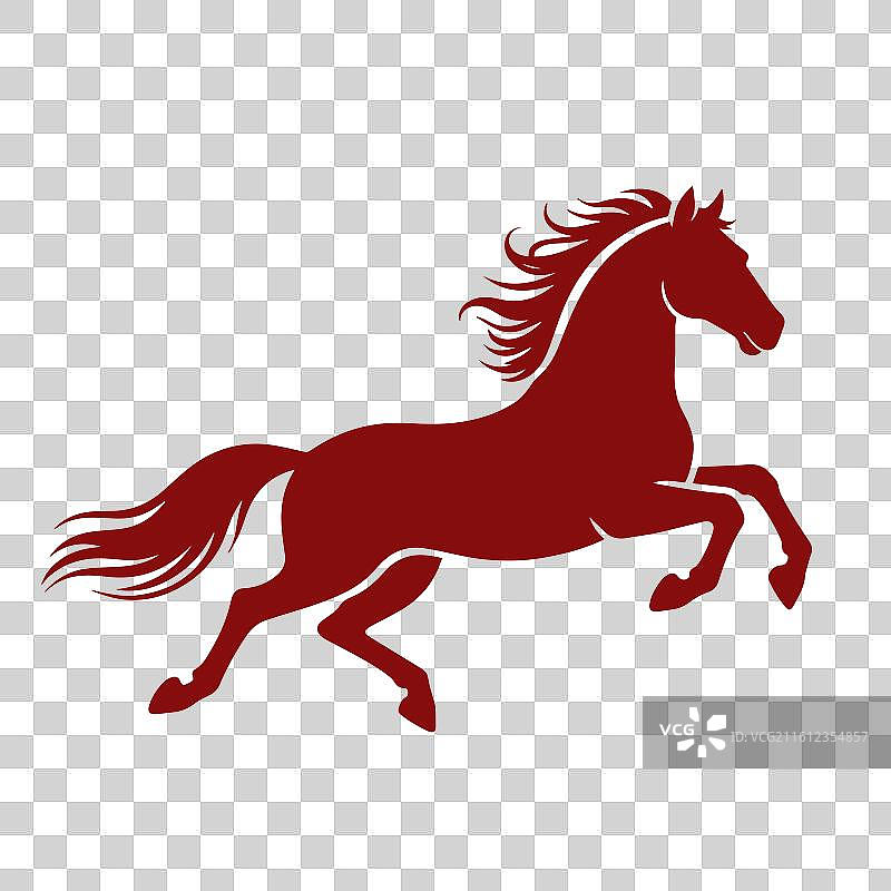 卡通手绘马年生肖春节元素图片素材