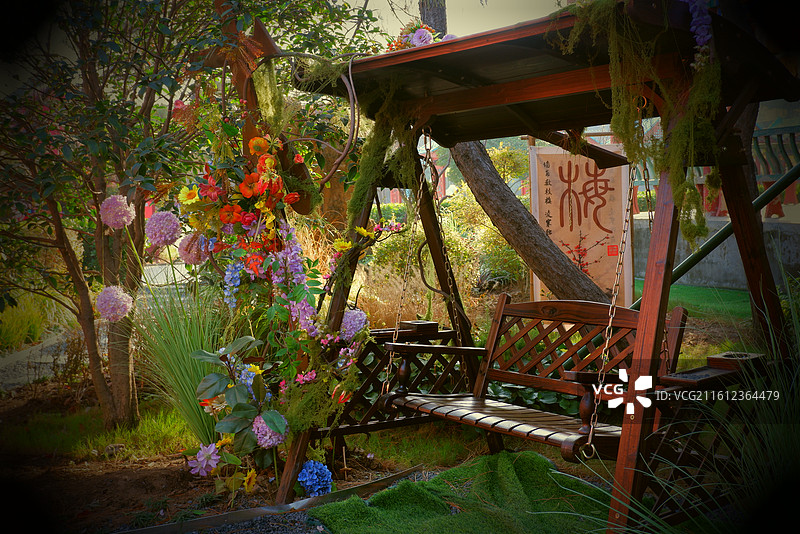 儿时的秋千图片素材