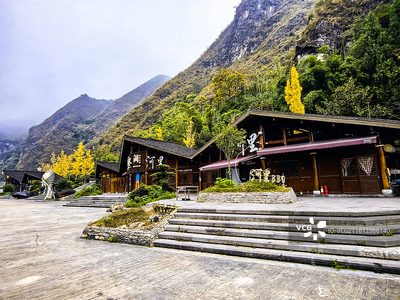 中国贵州省黔东南州施秉县杉木河景区，杉木河漂流 ，水墨云山，白沙井，鸡公山图片素材