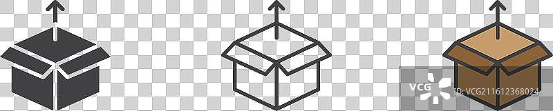 产品发布图标集，白色背景图片素材