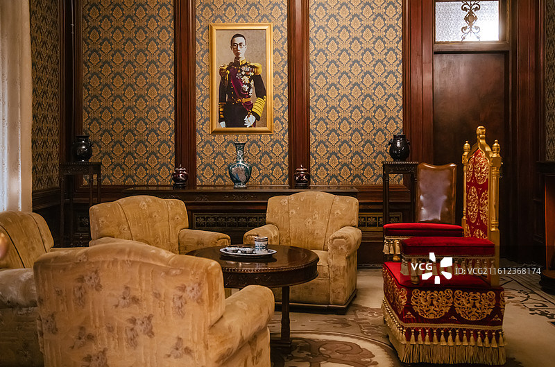 吉林长春伪满皇宫博物院同德殿便见室图片素材