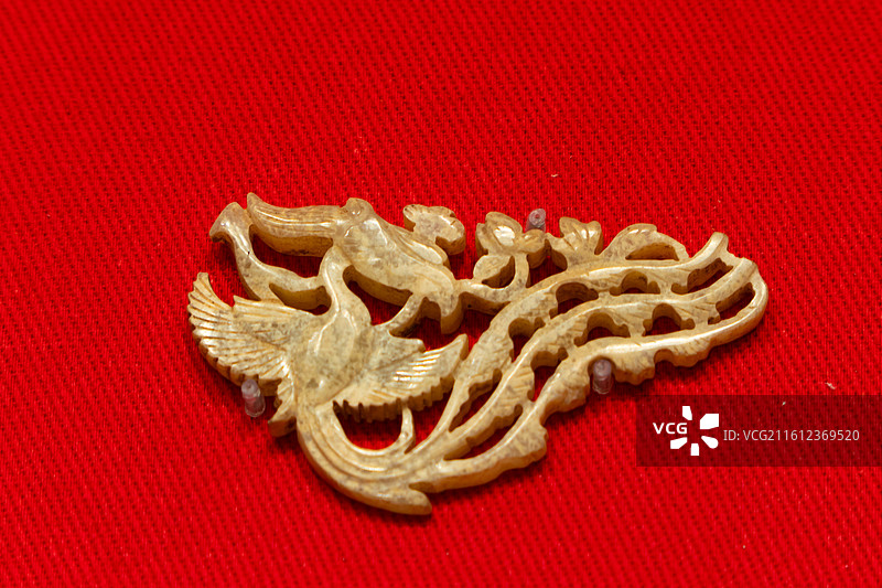 凤鸟玉佩，明代荆藩珍宝的文化密码展（佛山祖庙），蕲春县博物馆藏图片素材