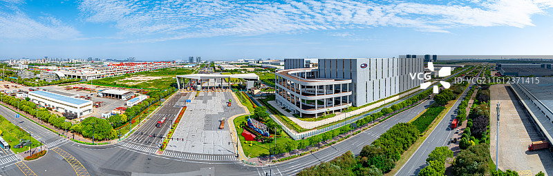 临港物贸园区十期物流仓库 洋山特殊综合保税区陆域 临港自贸区洋山特保区海关图片素材