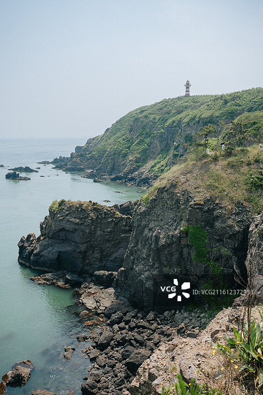 中国山东威海鸡鸣岛自然风光图片素材