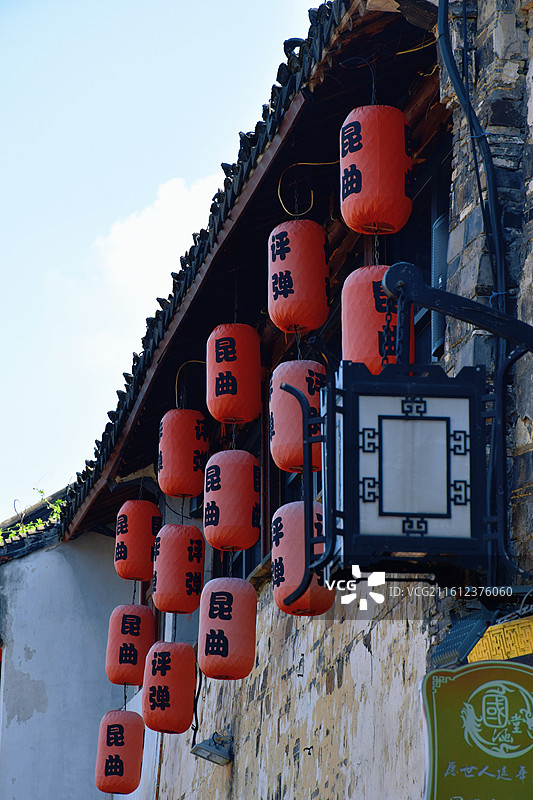 苏州七里山塘评弹昆曲图片素材