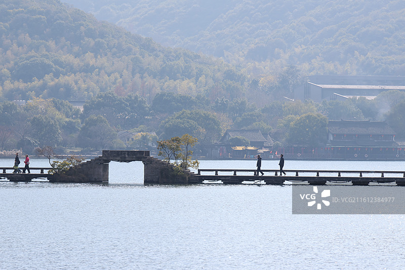 杭州湘湖景区图片素材