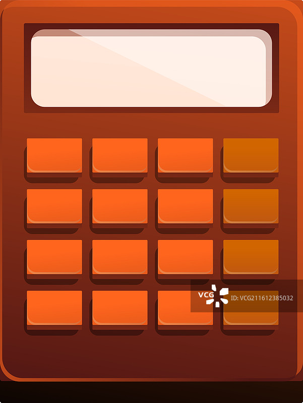 现代计算器显示空屏幕图片素材