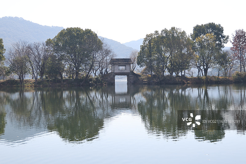 杭州湘湖景区图片素材