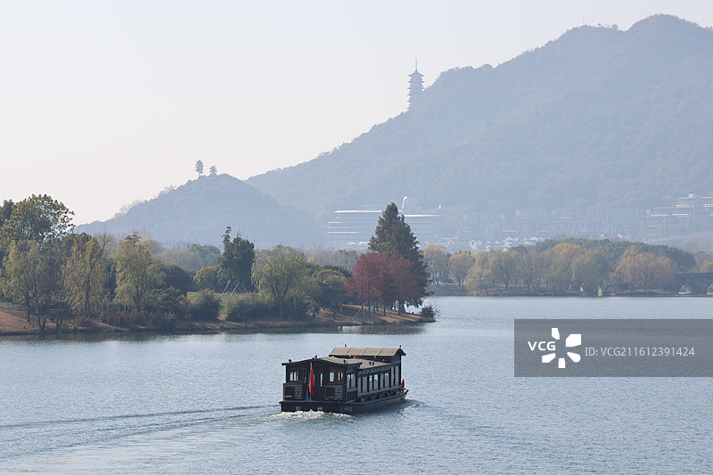 杭州湘湖景区图片素材