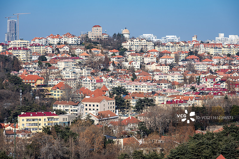 青岛城市风光图片素材