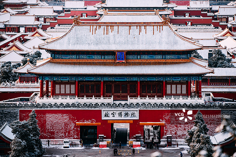 故宫的雪图片素材