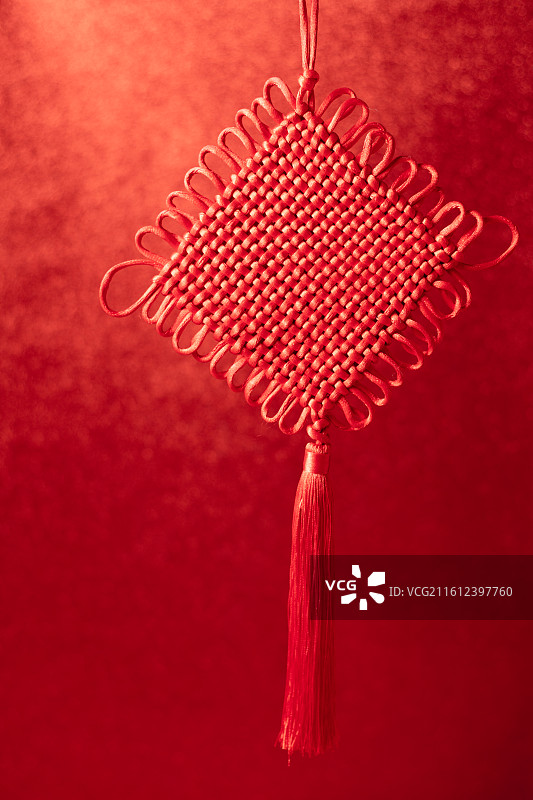 红色中国结图片素材