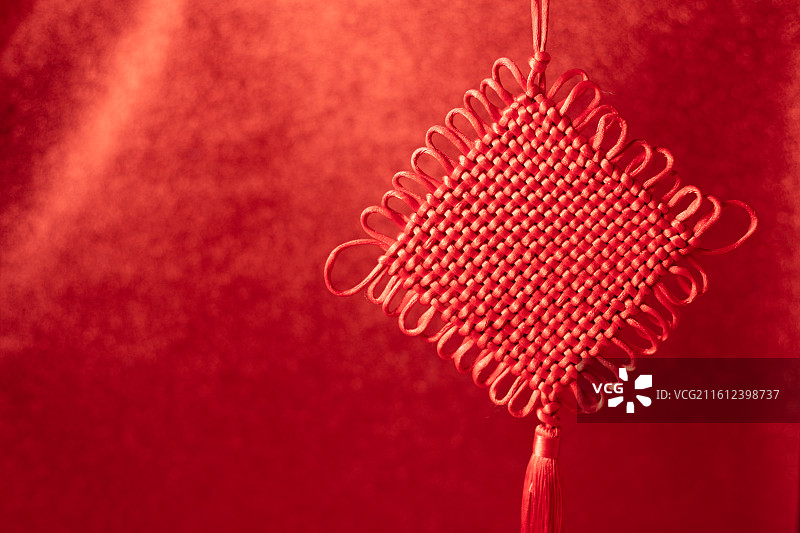 红色中国结图片素材
