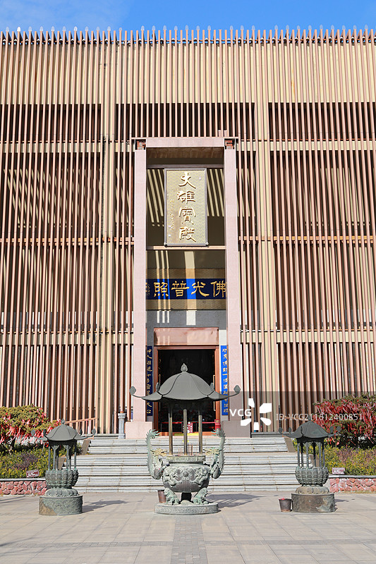 徐州市睢宁县白塘河湿地公园水月禅寺风光图片素材