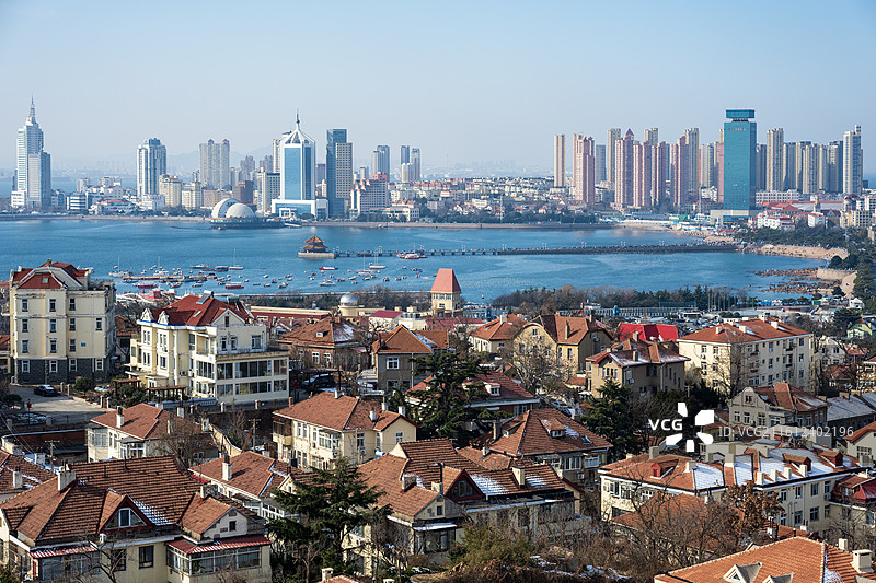 青岛城市风光图片素材