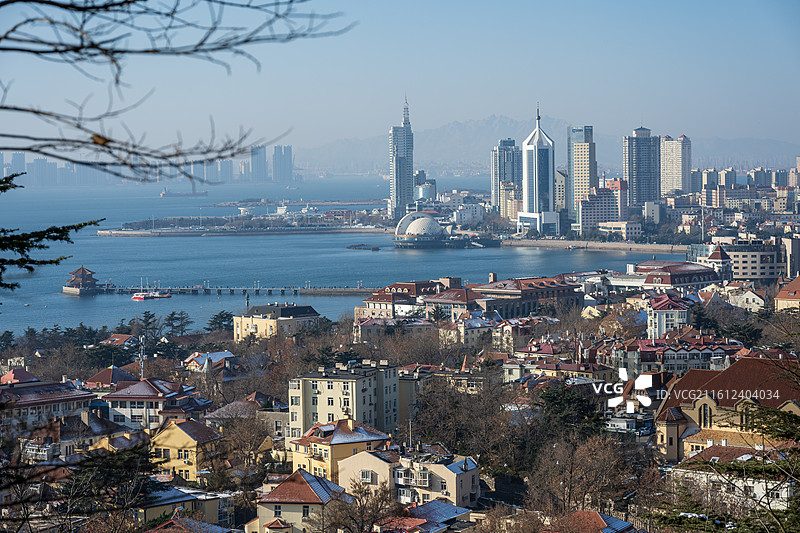 青岛城市风光图片素材