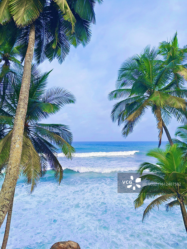 蓝色大海，大西洋图片素材