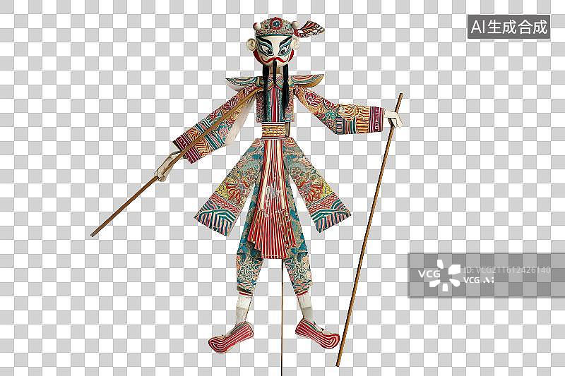 【AI数字艺术】免扣元素皮影戏人物角色图片素材