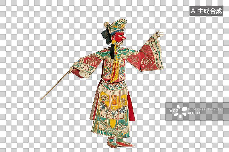 【AI数字艺术】免扣元素皮影戏人物角色图片素材