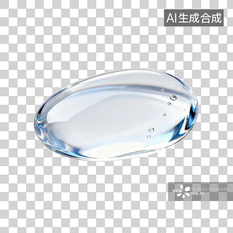 【AI数字艺术】透明水滴凝固形态图片图片素材