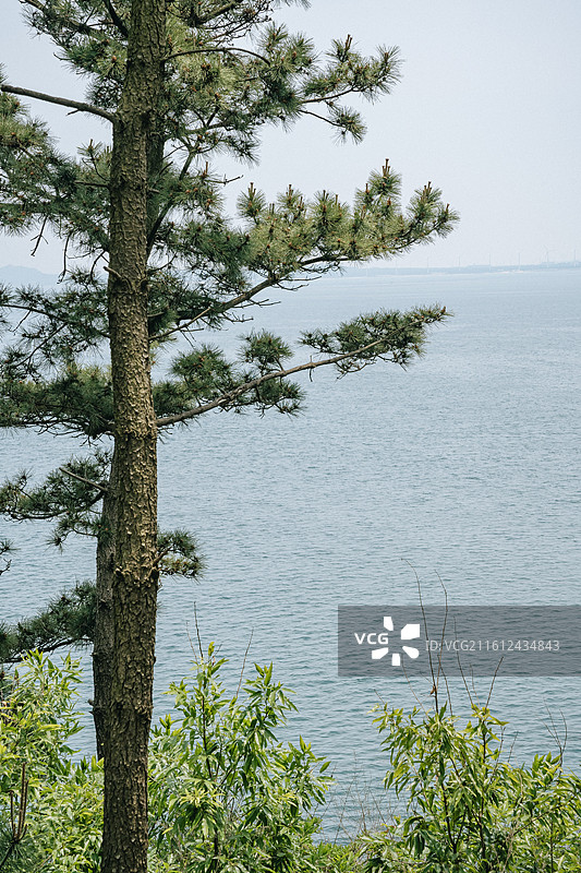 中国山东威海鸡鸣岛自然风光图片素材