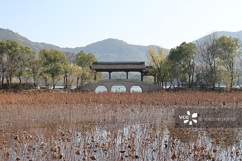 杭州湘湖景区图片素材
