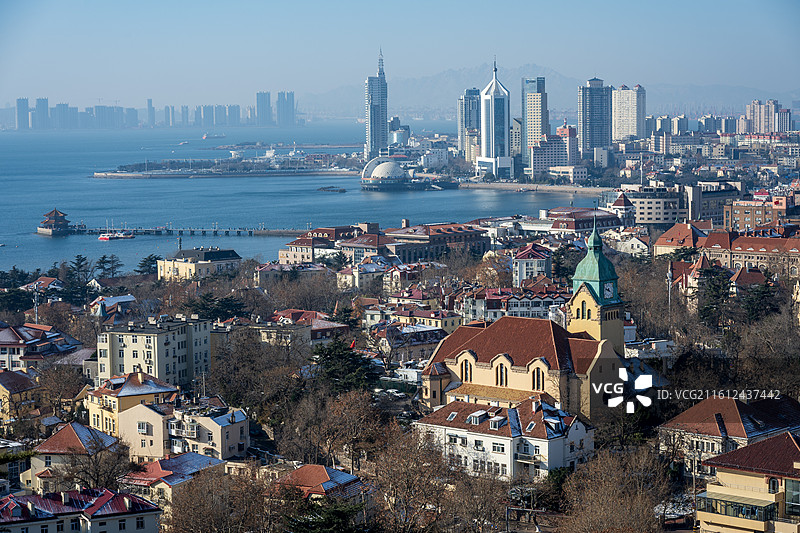 青岛城市风光图片素材