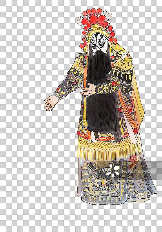 京剧霸王别姬项羽国风传统戏曲插画图片素材