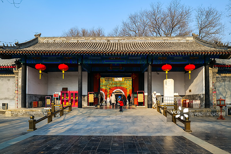 北京孔庙和国子监博物馆-国子监-太学门图片素材