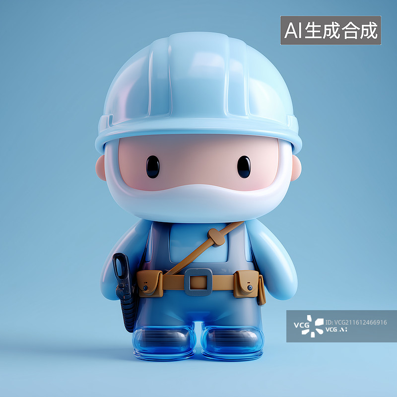 【AI数字艺术】可爱机械师头像图片素材