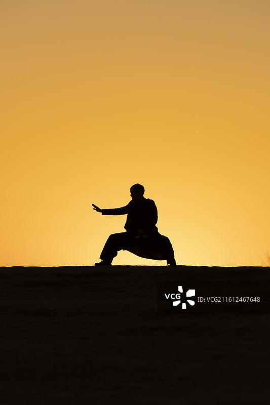 武术剪影图片素材