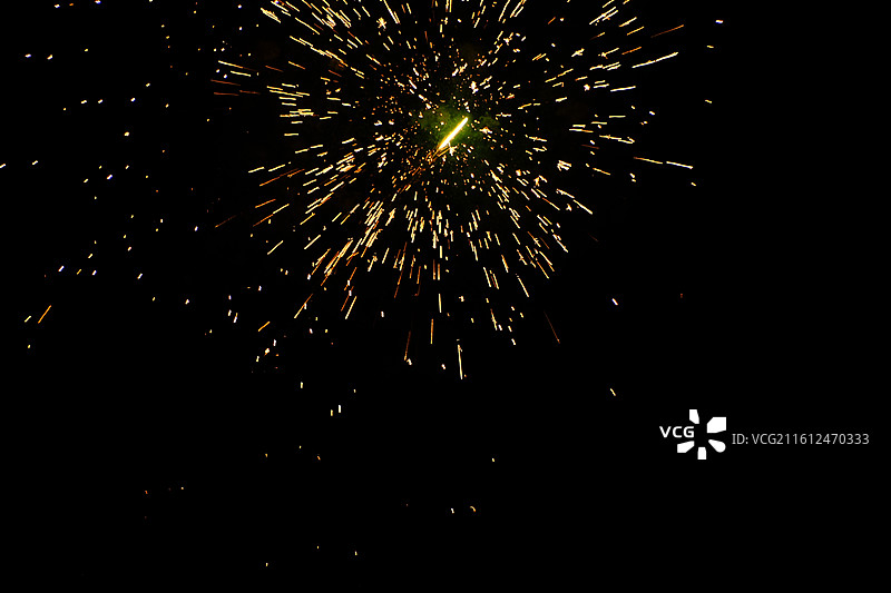 烟花璀璨，中华传统文化绽放的美丽之一图片素材