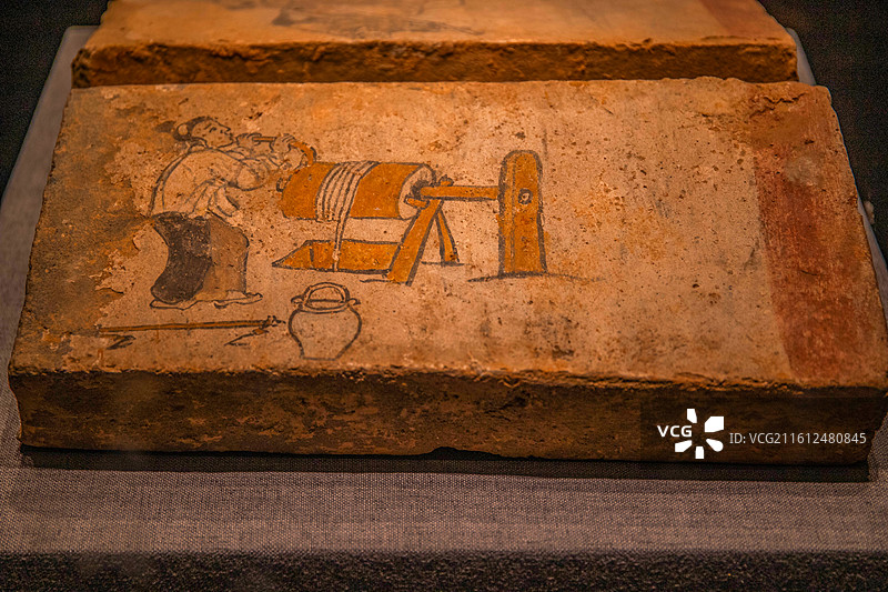 河南古墓博物馆馆藏图片素材