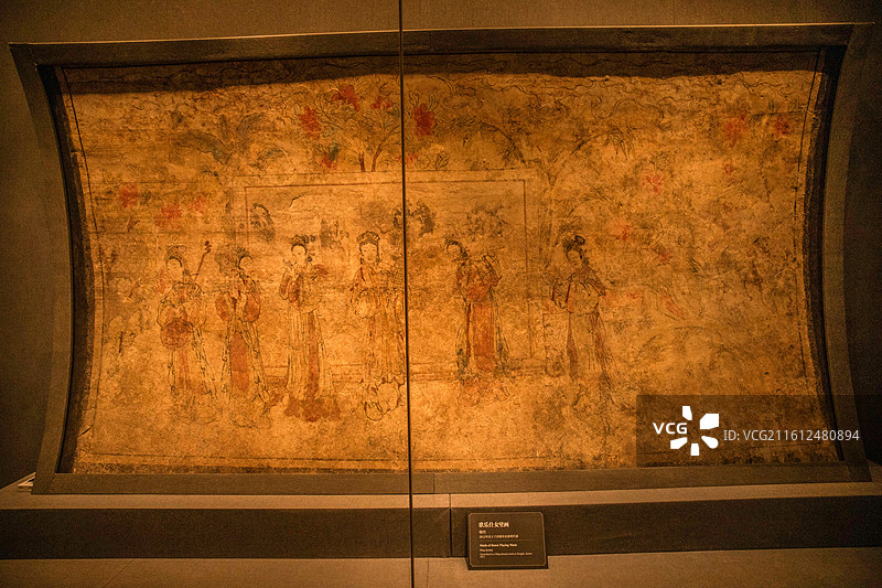 河南古墓博物馆馆藏图片素材