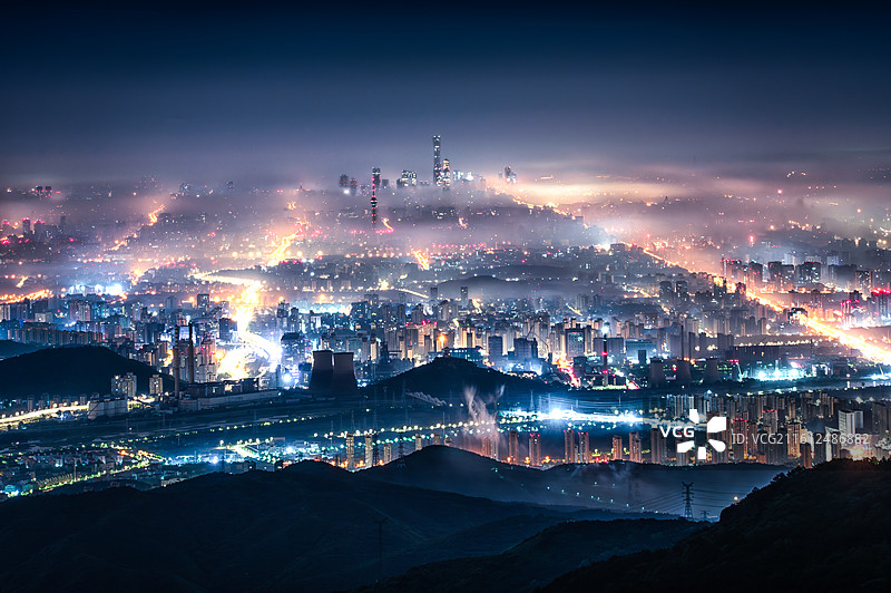 郑州城市景观贾鲁河新河大图片素材