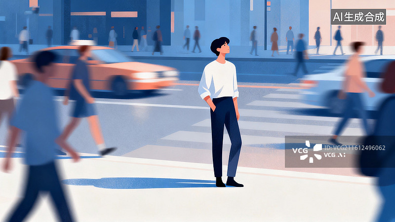 【AI数字艺术】城市定格图片素材