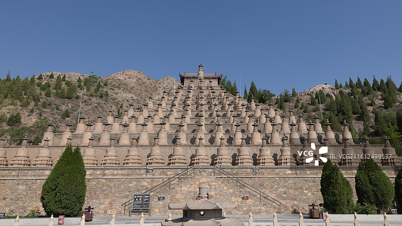 青铜峡 一百零八塔 宁夏 吴忠图片素材