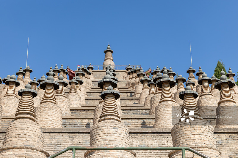 青铜峡 一百零八塔 宁夏 吴忠图片素材