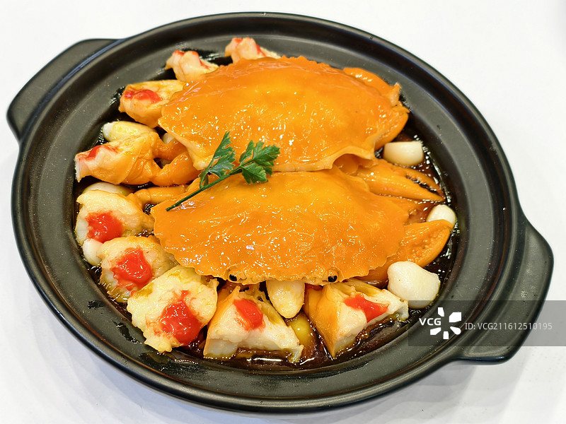 豆酱焗肉蟹～螃蟹图片素材