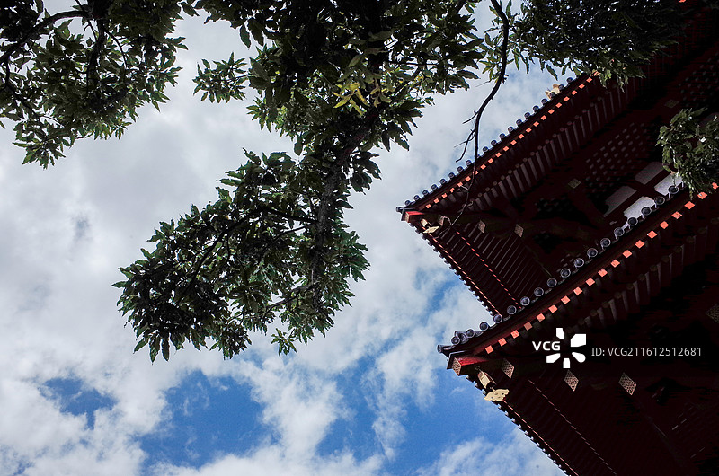 日本京都平城京遗址图片素材