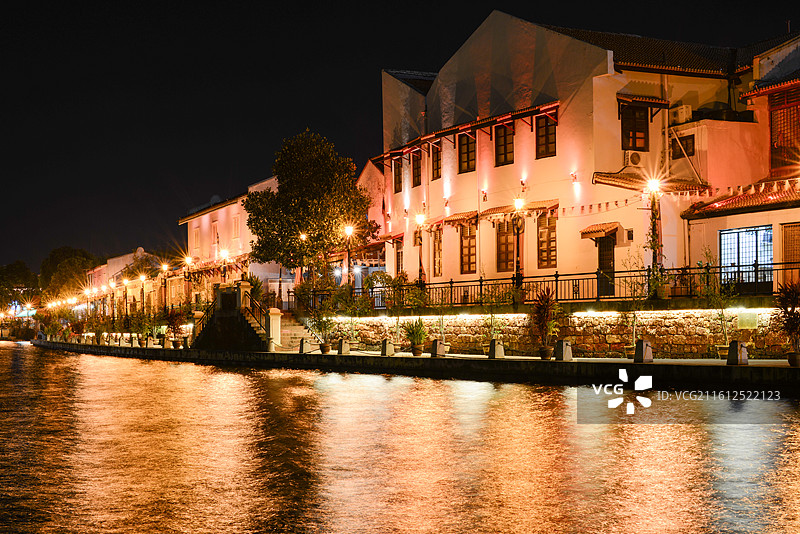 马来西亚 马六甲 马六甲河图片素材