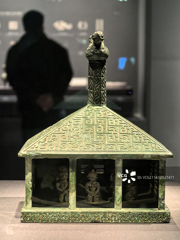 伎乐铜屋模型图片素材