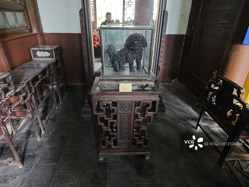 泰安岱庙中国古建筑石碑博物馆展览图片素材