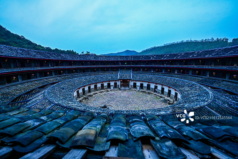 广东梅州大埔大东镇花萼楼图片素材