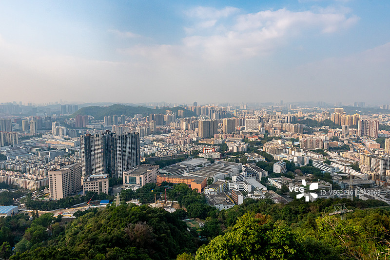 深圳龙岗区城景全景（布吉，大芬）图片素材