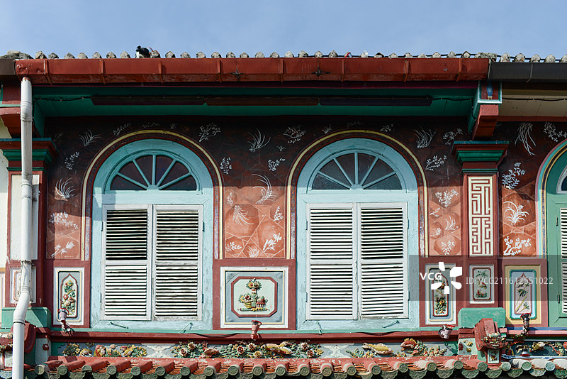 马来西亚 马六甲 建筑外部特写图片素材